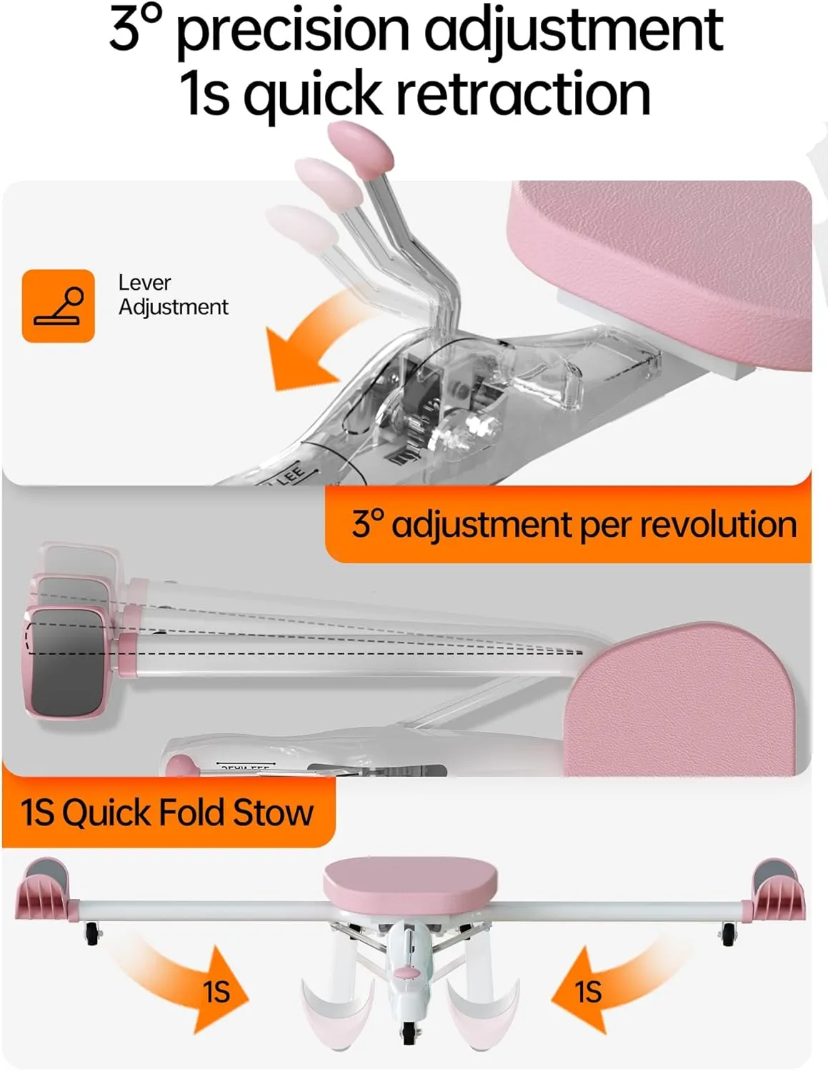 Split Machine, Leg Stretcher Machine to Improve Flexibility and Quality of Stretching, Equipment Suitable for Ballet, Cheerleading Dance, Gymnastics and Other Sports