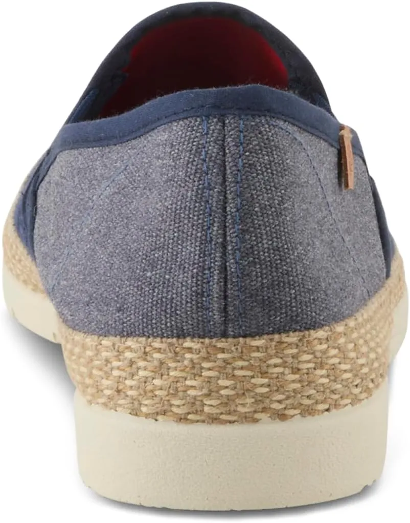 Spring Step Men's Putman Espadrilles – Lightweight Slip-On Summer Shoes with Cork Insole and Rubber Outsole, Made in Spain