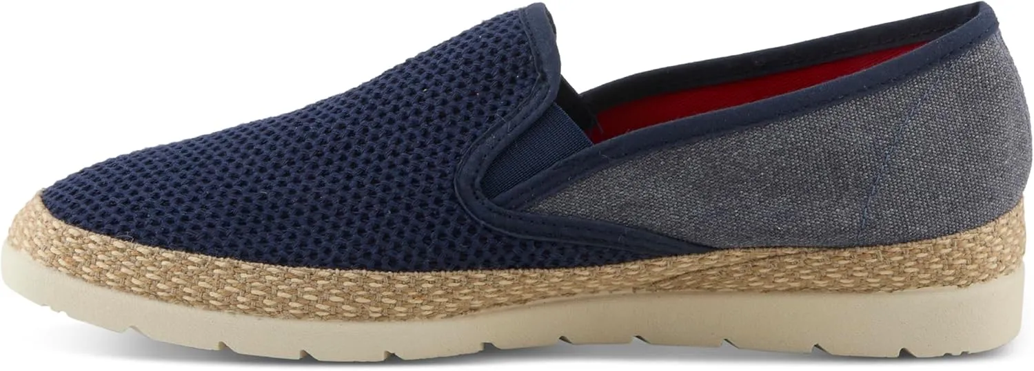 Spring Step Men's Putman Espadrilles – Lightweight Slip-On Summer Shoes with Cork Insole and Rubber Outsole, Made in Spain