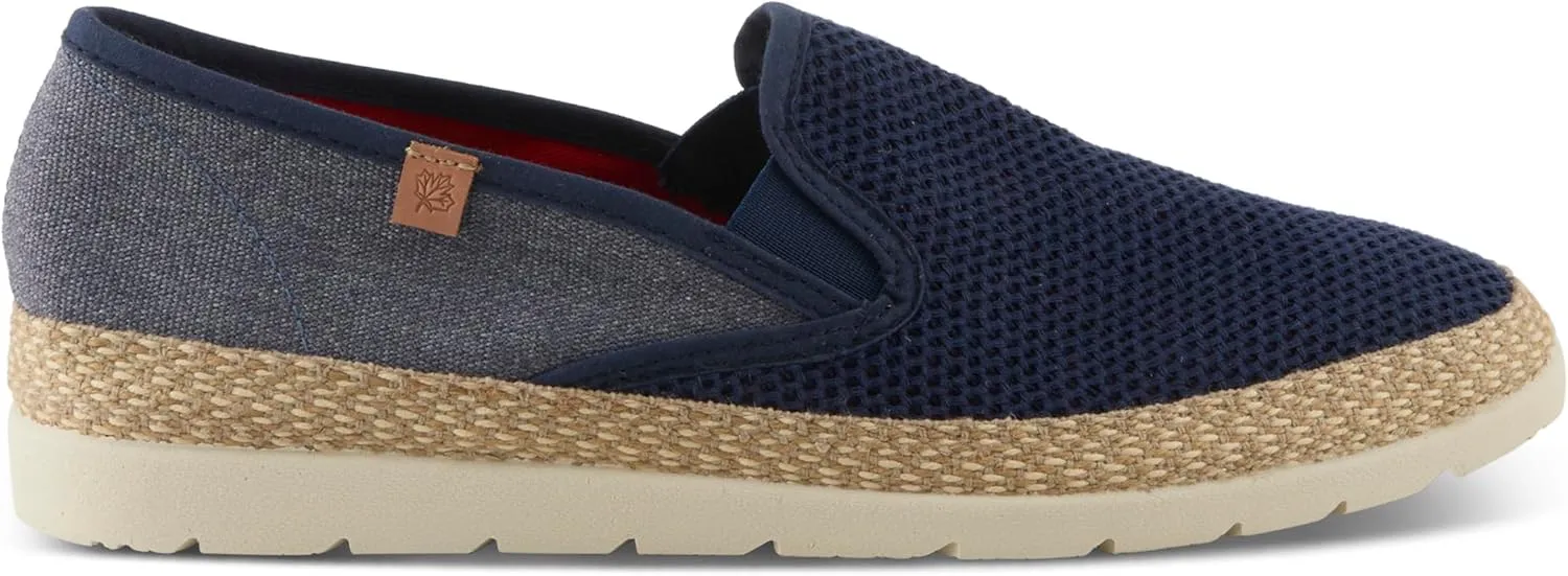 Spring Step Men's Putman Espadrilles – Lightweight Slip-On Summer Shoes with Cork Insole and Rubber Outsole, Made in Spain