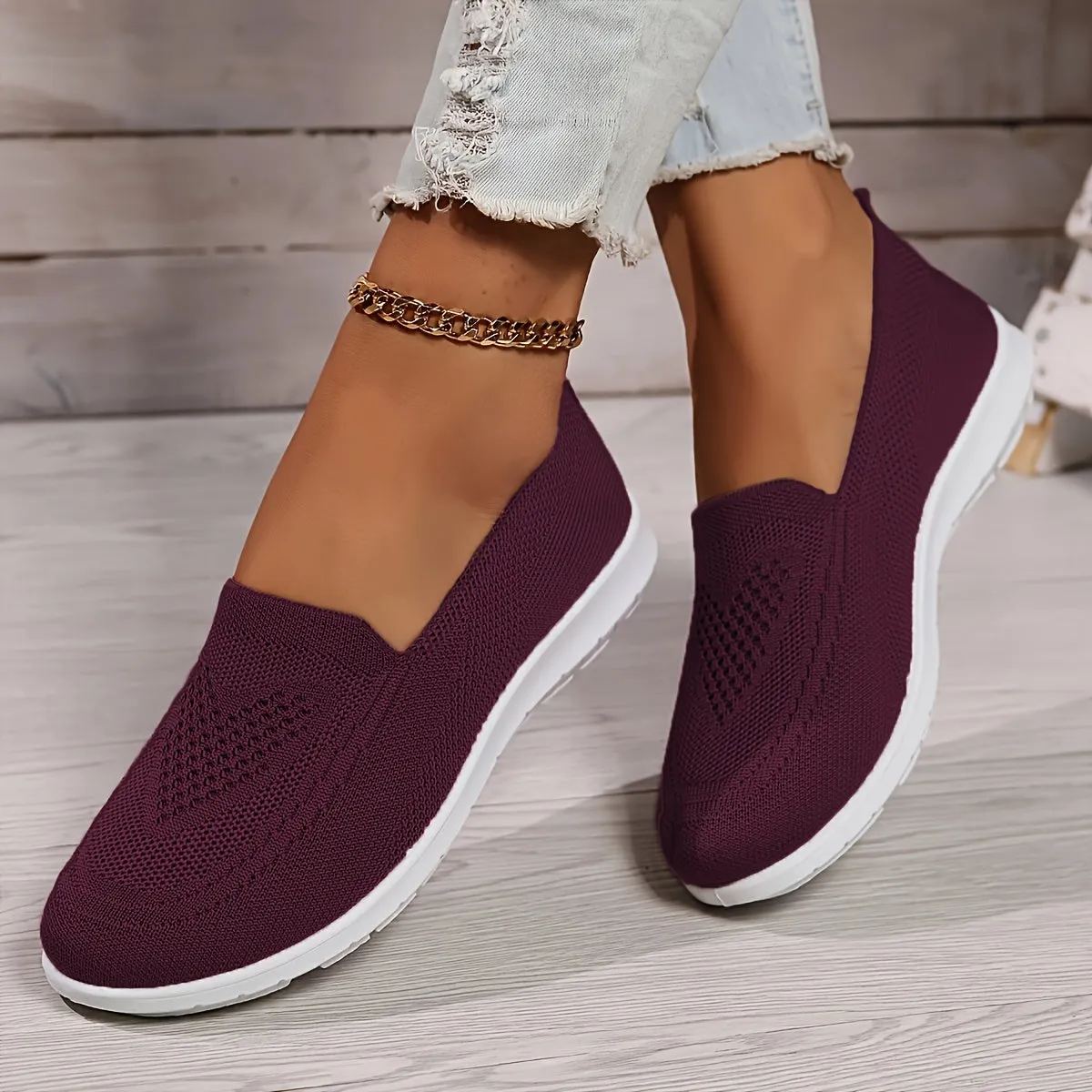 Stazia - Elegant Slip-On Sneakers