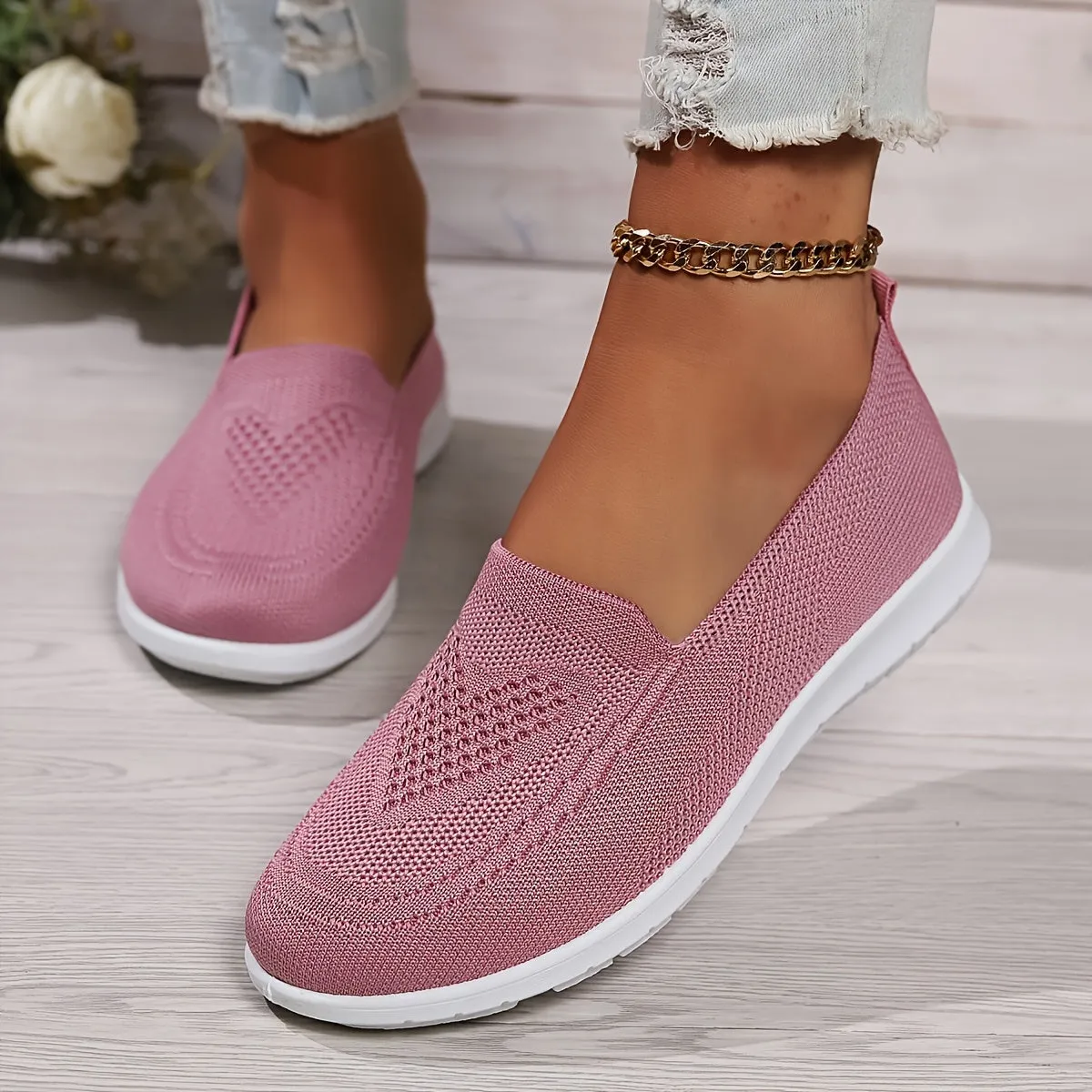 Stazia - Elegant Slip-On Sneakers