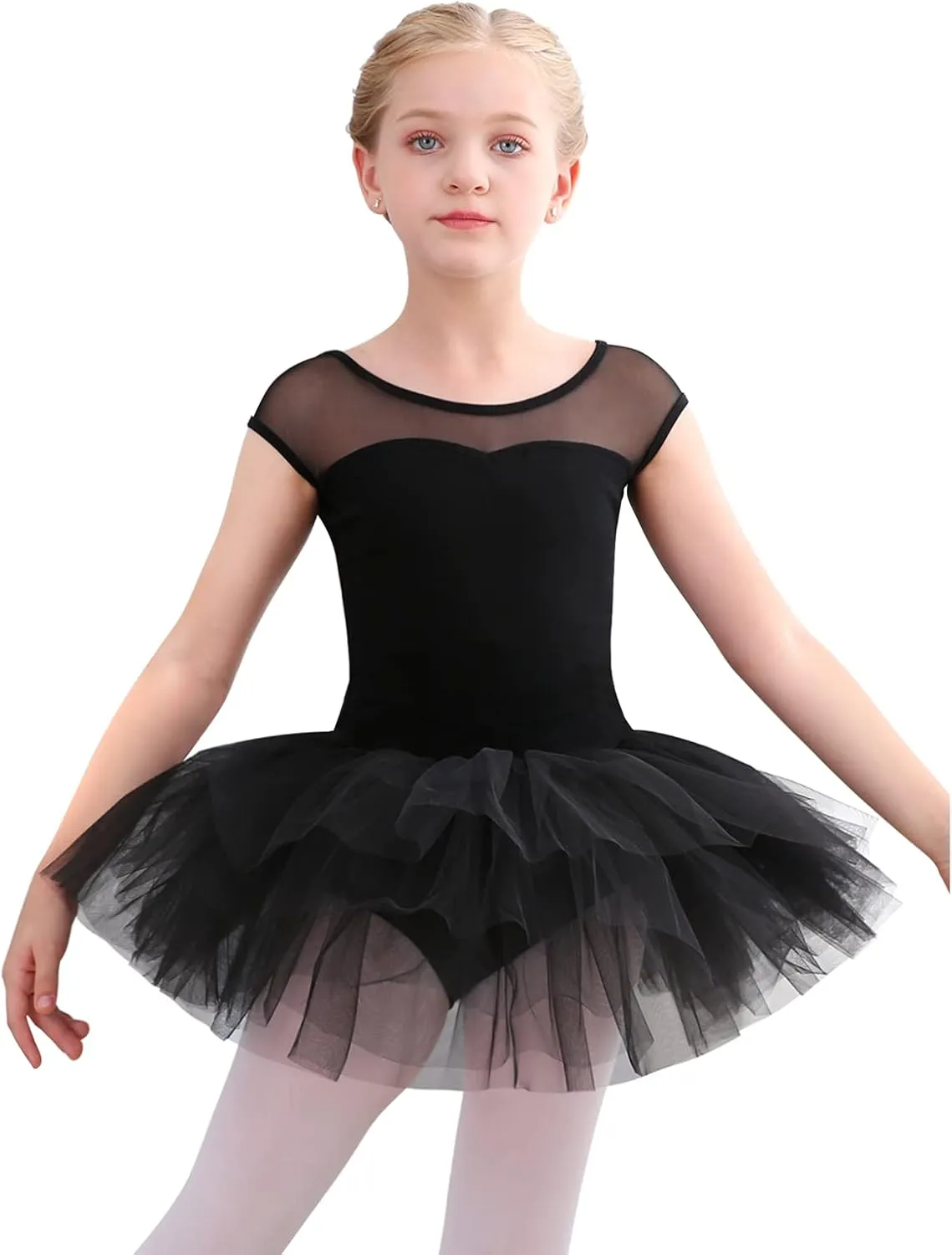 Stelle Ballet Leotards for Girls Toddler Leotard with Tutu Skirt Dance Tutu Dress (Little/Big Kid)