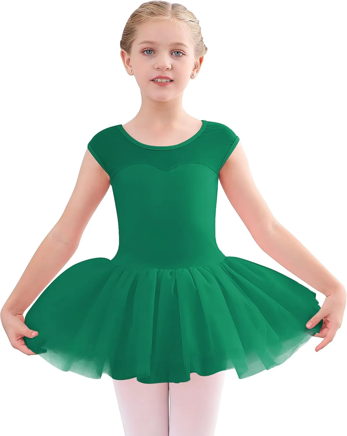 Stelle Ballet Leotards for Girls Toddler Leotard with Tutu Skirt Dance Tutu Dress (Little/Big Kid)