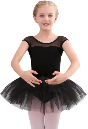Stelle Ballet Leotards for Girls Toddler Leotard with Tutu Skirt Dance Tutu Dress (Little/Big Kid)