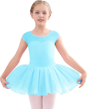 Stelle Ballet Leotards for Girls Toddler Leotard with Tutu Skirt Dance Tutu Dress (Little/Big Kid)