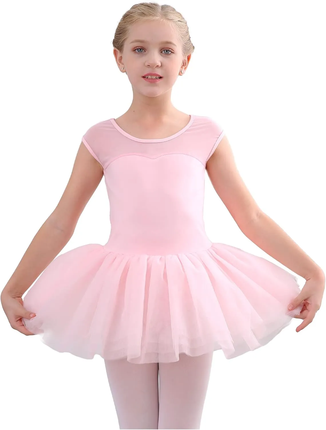 Stelle Ballet Leotards for Girls Toddler Leotard with Tutu Skirt Dance Tutu Dress (Little/Big Kid)