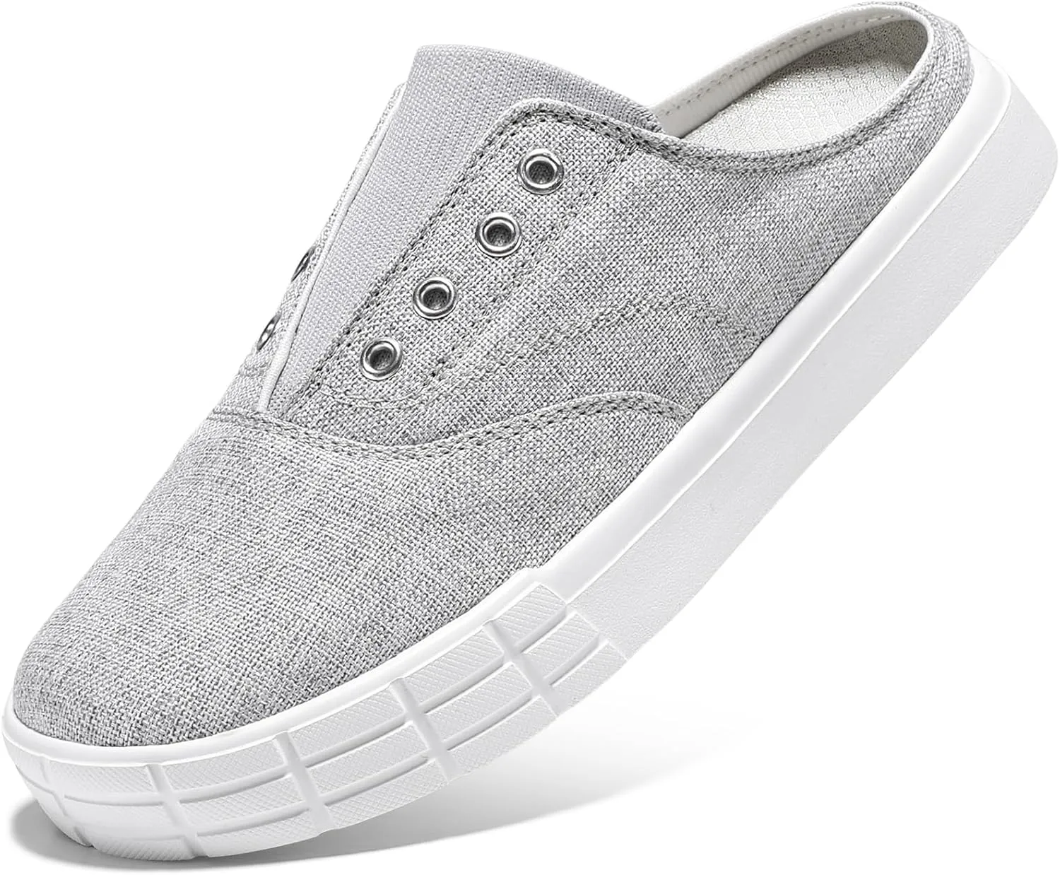 STQ Slip On Orthopedic Wide Shoes丨Lightweight Women Backless Casual Plantar Fasciitis Relief Mule Sneakers