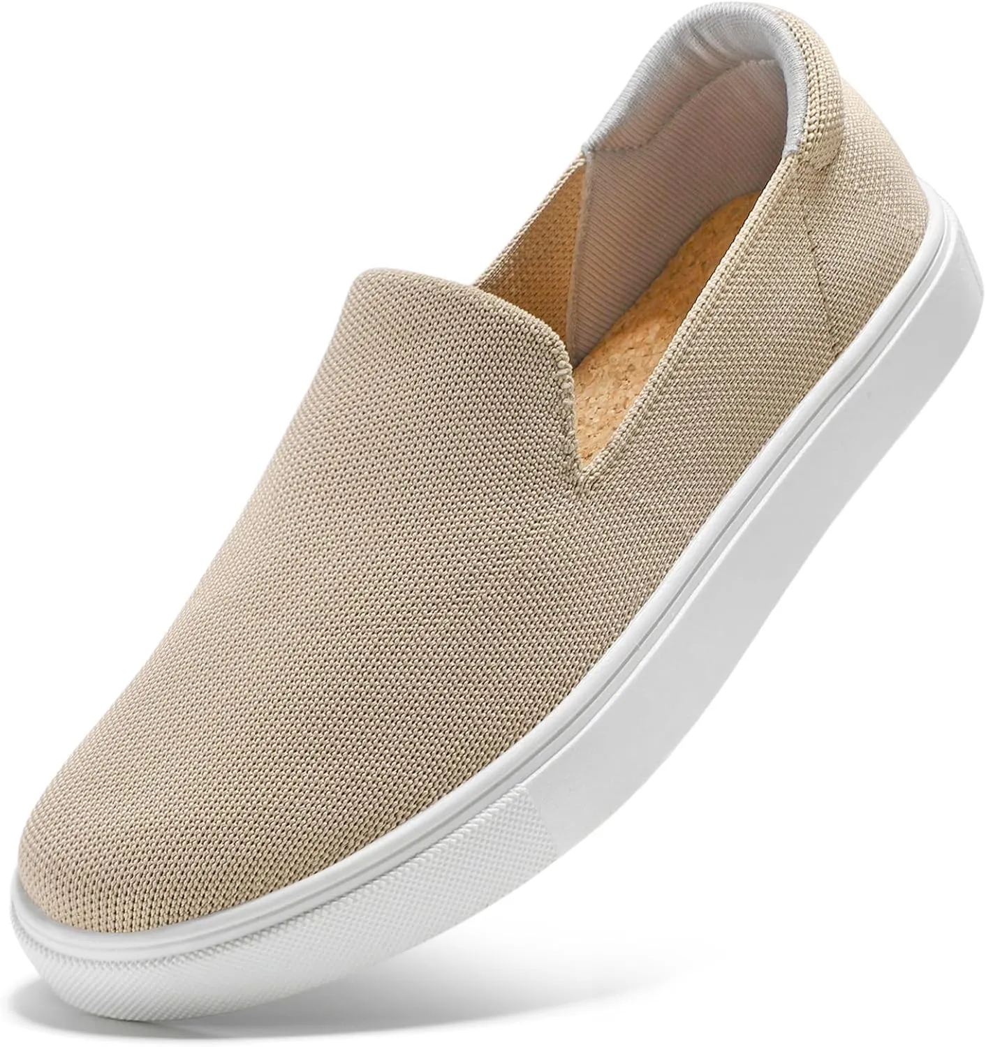 STQ Slip on Shoes for Women Breathable Fashion Sneakers Comfortable Knit Casual Shoes