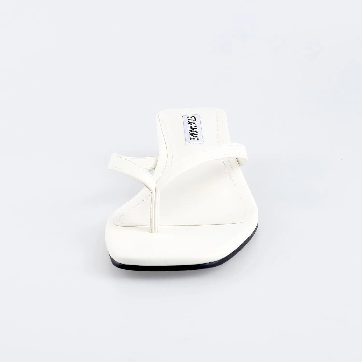 STUNAHOME Womens Kitten Heel Thong Sandals with Memory Foam Cute Flip Flop Heels for Women 1.4 Inches