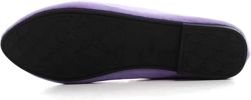 Stunner Women Cute Slip-On Ballet Shoes Soft Solid Classic Pointed Toe Flats