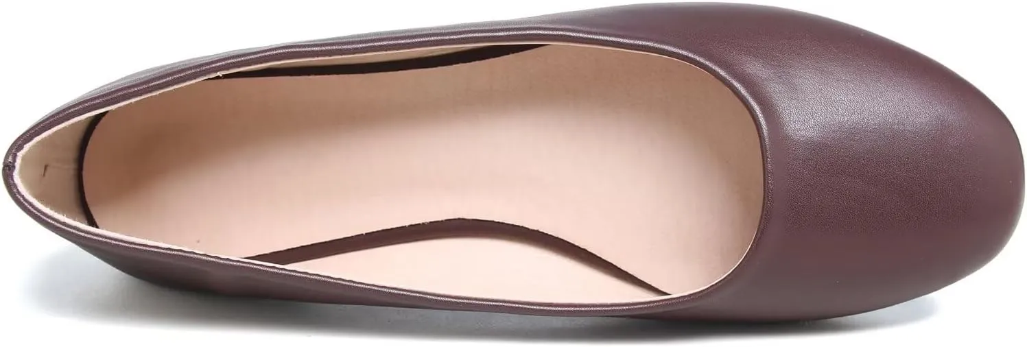Stunner Women Cute Slip-On Ballet Shoes Soft Solid Classic Pointed Toe Flats