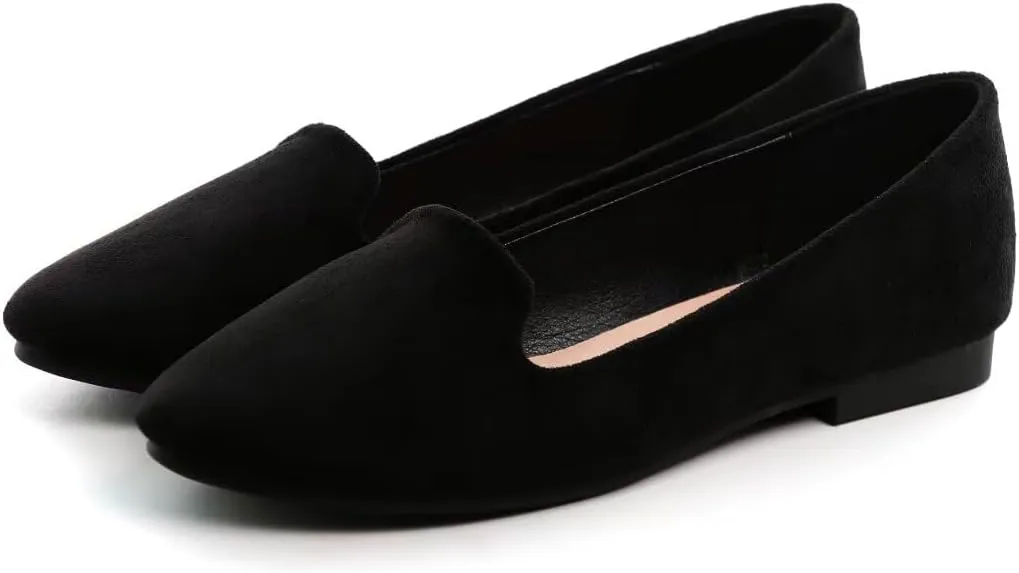 Stunner Women Cute Slip-On Ballet Shoes Soft Solid Classic Pointed Toe Flats
