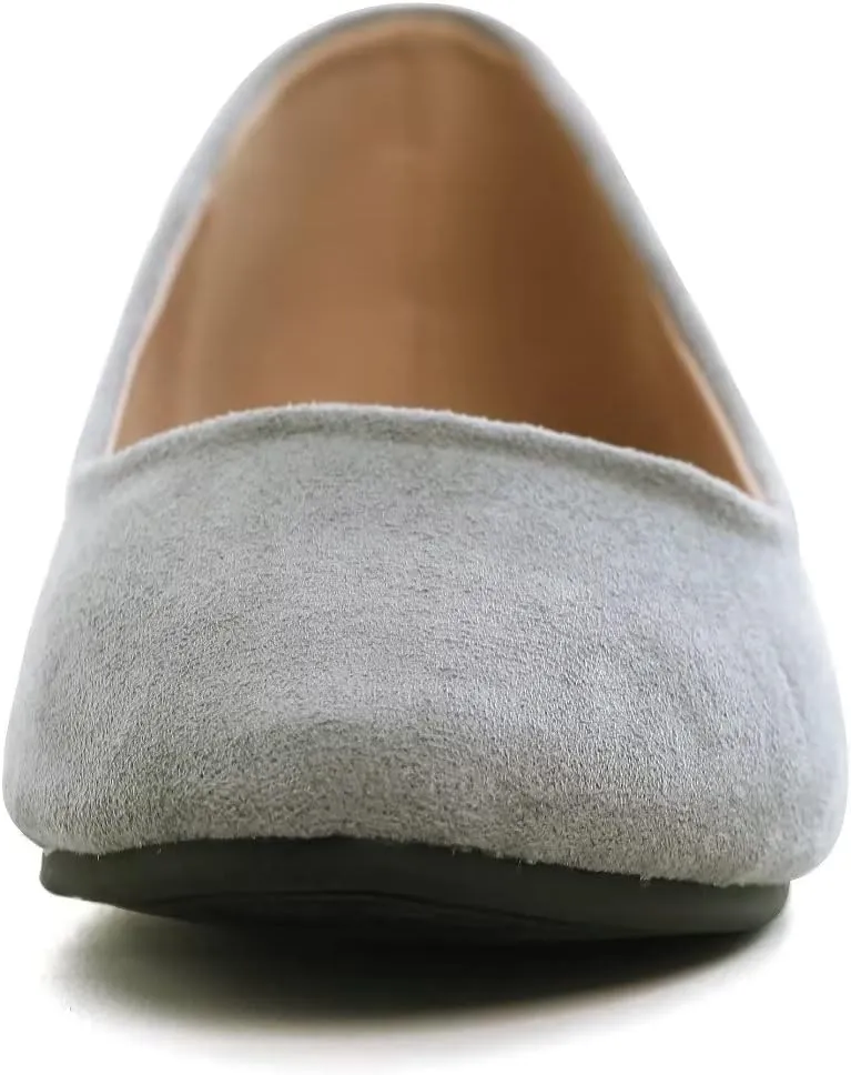 Stunner Women Cute Slip-On Ballet Shoes Soft Solid Classic Pointed Toe Flats