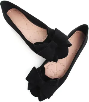 Stunner Women's Dress Flats Cute Round Toe Bowknot Flats Comfortable Ballet Flats Casual Slip On Flat Shoes