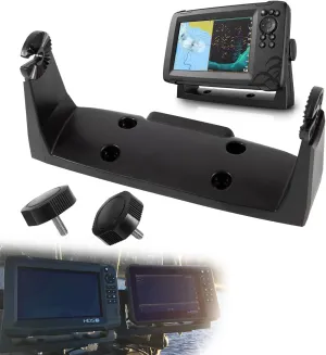 Sunluway 000-11019-001 Gimbal Bracket with Knobs, Secure & Convenience for Operators Replacement Mounting Bracket for Lowrance HDS-7 Touchscreen Models, Black