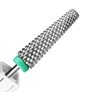 Super Long 5-IN-1 Tungsten Carbide Bit,Electronic Nail Drill Bit for Acrylic Gel Nails Dual Nail Form Remove,3/32 Diameter Nail Bit for E-File Nail Drill(Coarse)