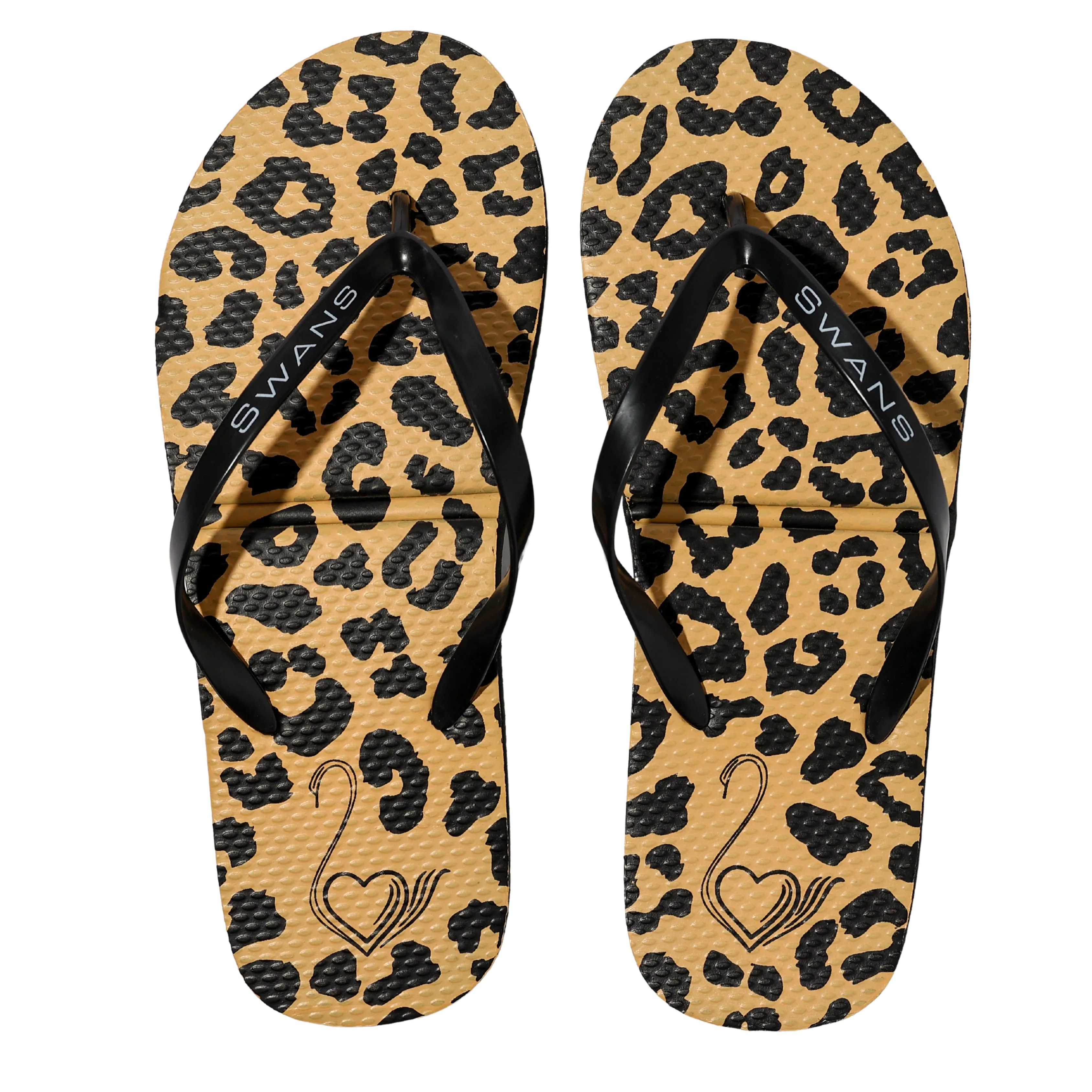 SWANS FOLDABLE FLIP FLOP- LEOPARD