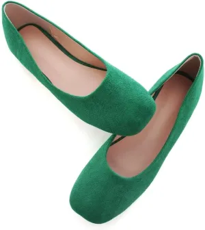 TANGNEST Women Cute Bowknot Flats Soft Slip On Dress Comfort Square Toe Flats