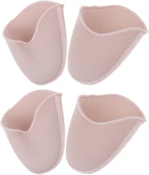 TEHAUX Ballet Foot Protector Toe Covers Comfortable Soft Toe Pads Double Layer Design for Women's Dance Shoes