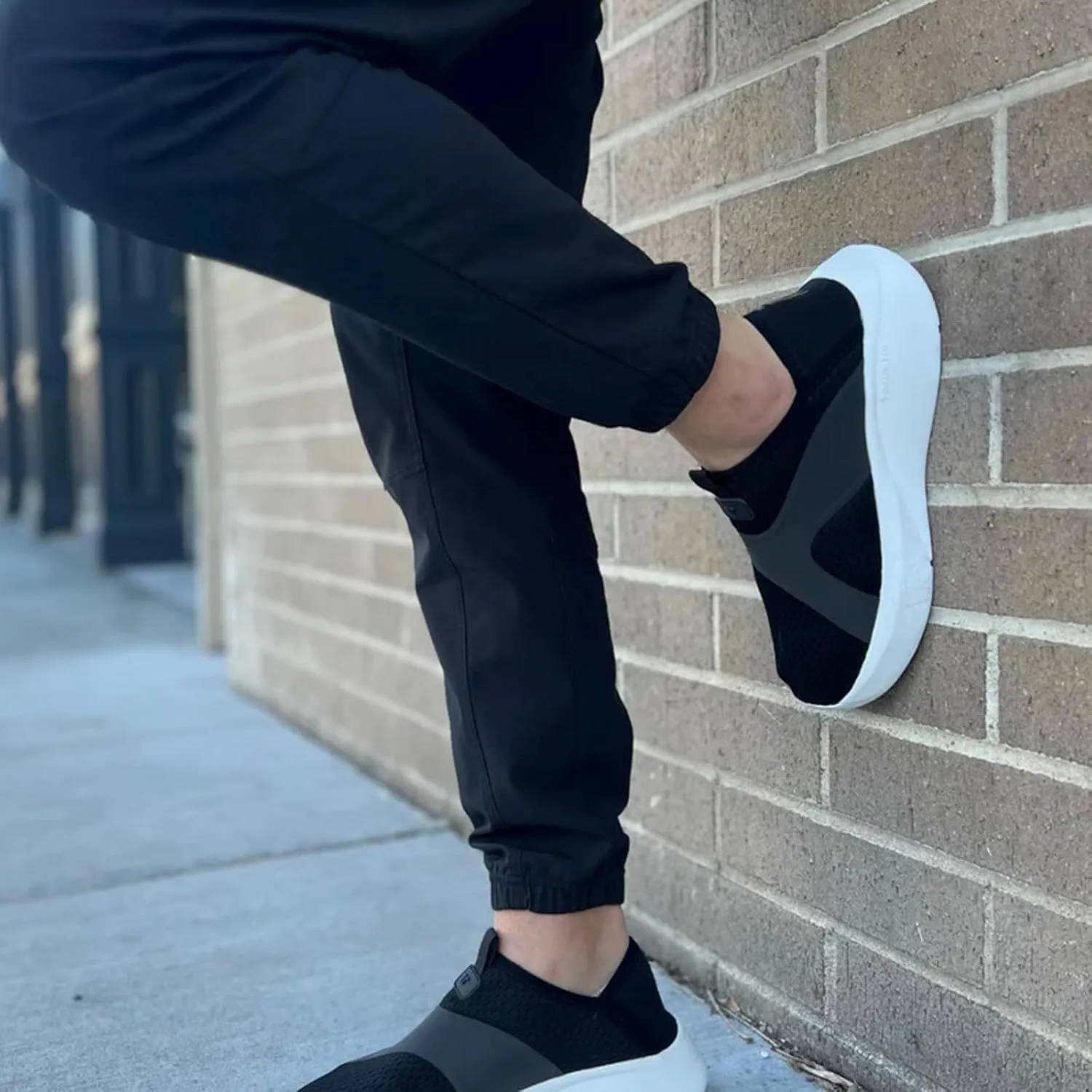 Telic Men's Cloud9 Nimbus Slip-On Shoes - Lightweight, Breathable, Supportive, Impact-Reducing - Great for Training, Competition & Everyday Wear