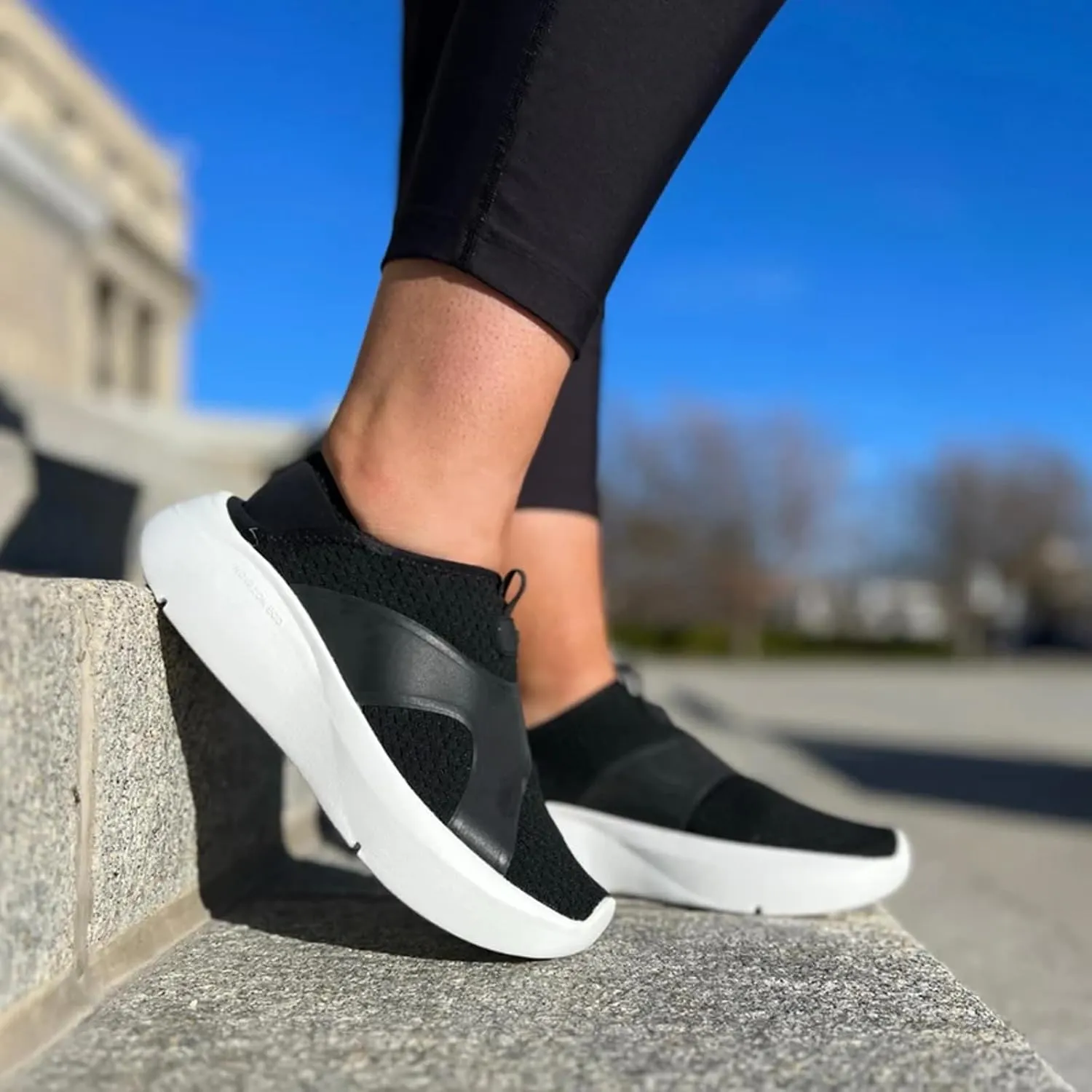 TELIC Women's Cloud9 Nimbus Slip-On Shoes - Lightweight, Breathable, Supportive, Impact-Reducing - Great for Training, Competition & Everyday Wear