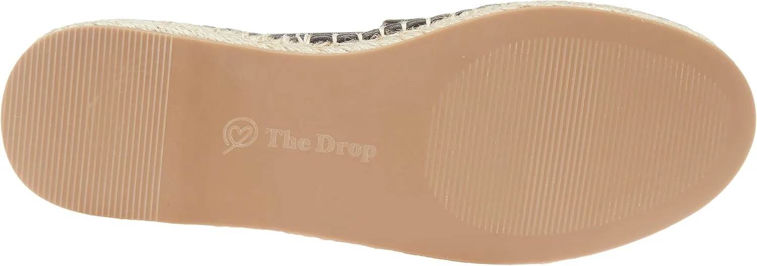 The Drop Women's Lila Open Weave Flat Espadrille Sandals