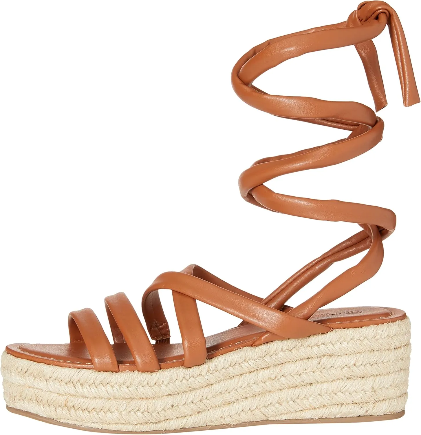 The Drop Women's Louanne Strappy Ankle Wrap Platform Espadrille