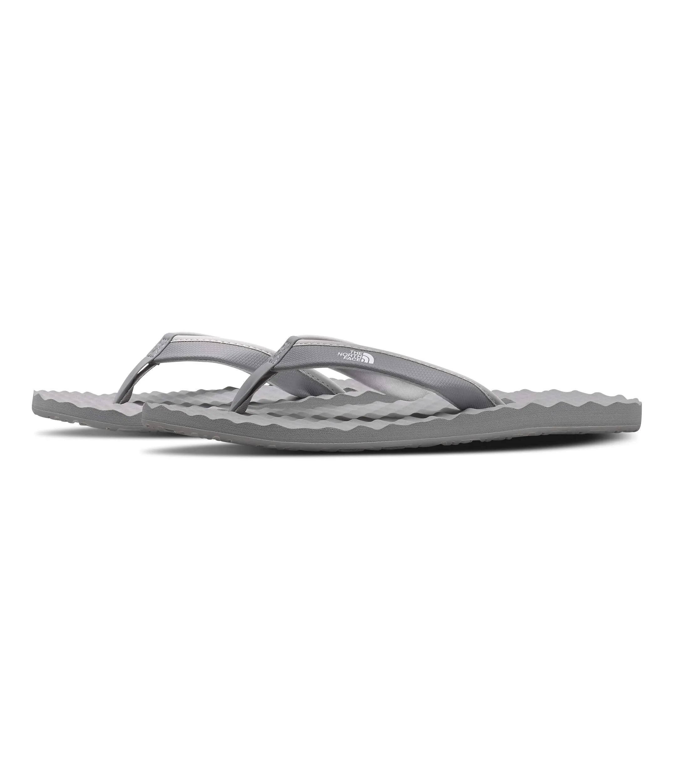THE NORTH FACE Women's Flip Flop, Meld Grey TNF White, 7