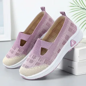 themeisles Women's Shoes Summer New Breathable Comfortable Shoes Old Beijing Cloth Shoes Slip-on Mom Shoes Cross-Border Women's Shoes Wholesale