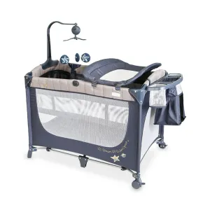 Tinnies Drop Side Play Pen-Blue
