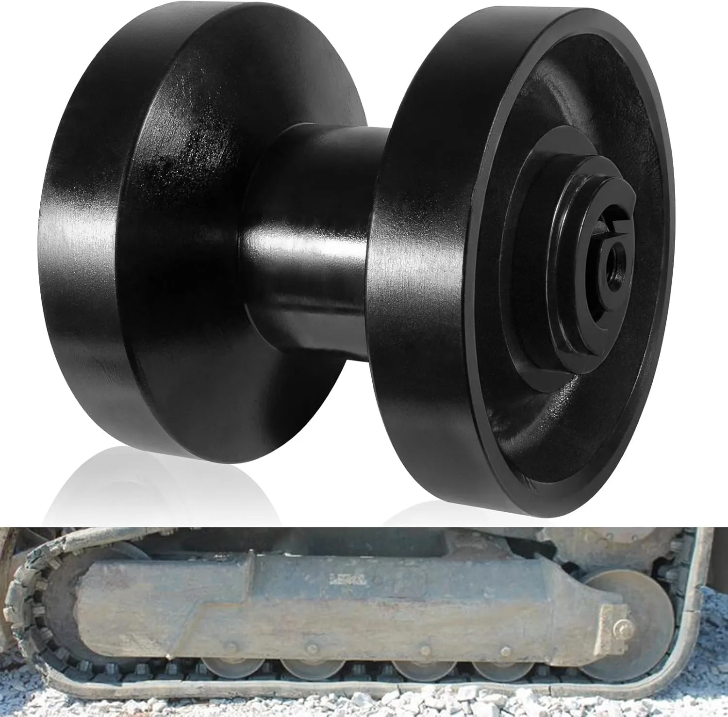 TL130 Bottom Roller for Takeuchi Bottom Roller Track Roller for TL130 TL230 TL8 TL126 TL26-2 Skid Steer Loader, fits for Gehl CTL65 CTL60, fits Mustang MTL16, 08801-30000, 180775