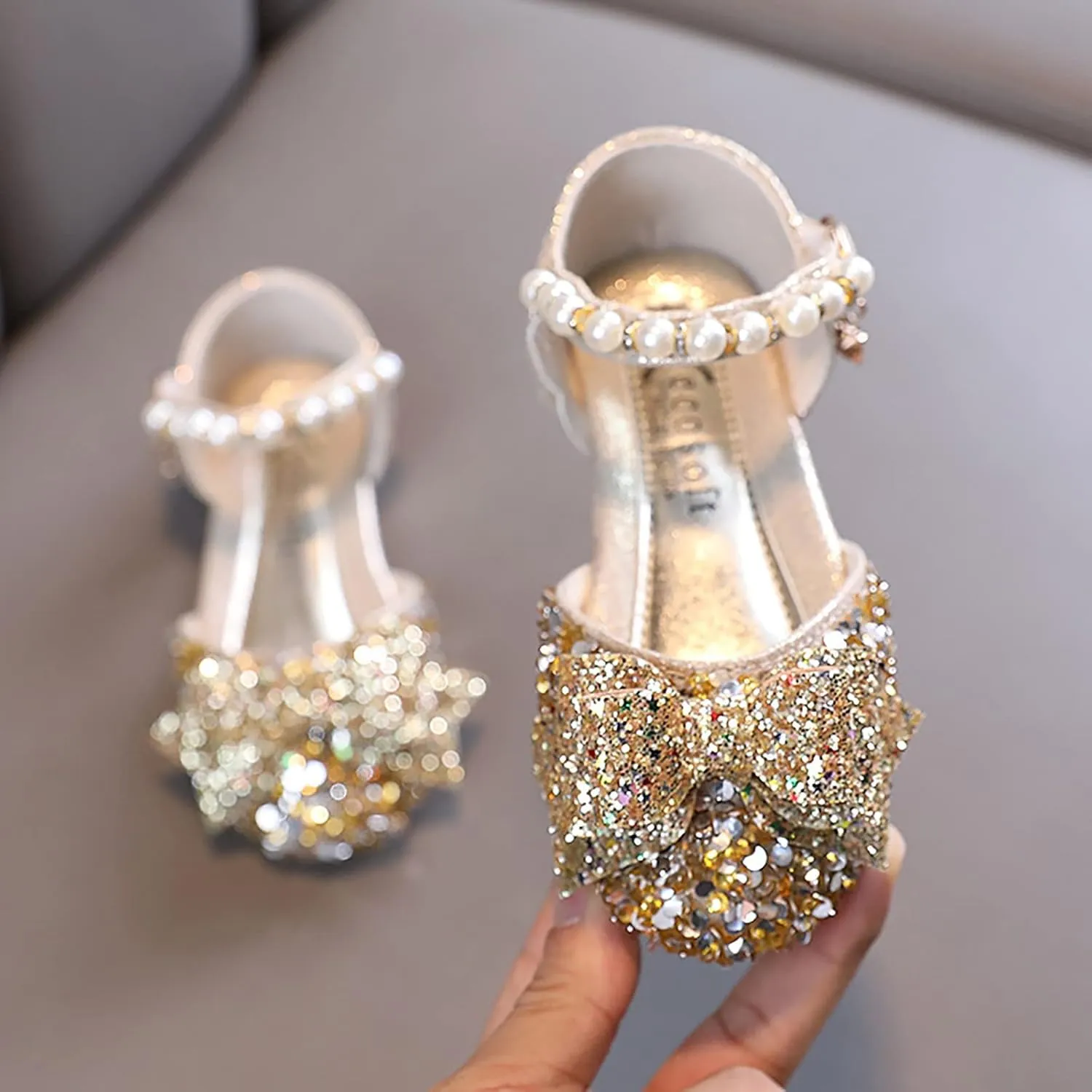 Toddler Pool Shoes Toddler Baby Casual Princess Dress Shoes Comfortable Flat Outdoor Girl Big Girls Ballet Slippers