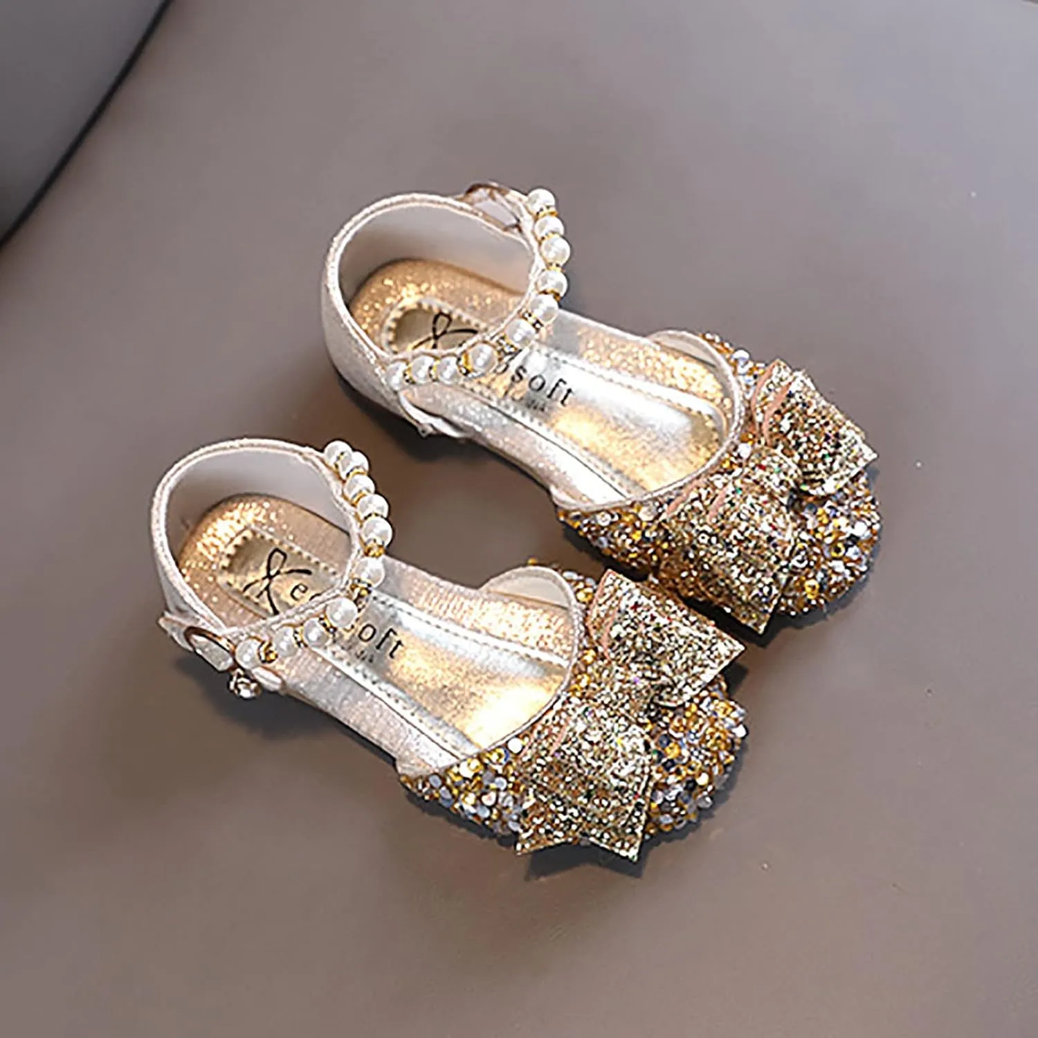 Toddler Pool Shoes Toddler Baby Casual Princess Dress Shoes Comfortable Flat Outdoor Girl Big Girls Ballet Slippers