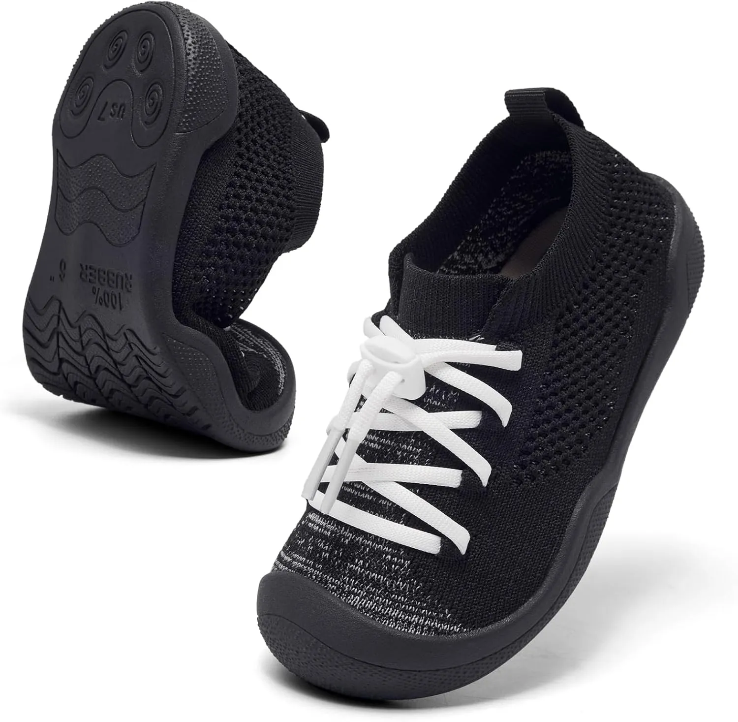 Toddler Shoes Boys Girls | with Arch Support | Slip-on| Barefoot | Breathable & Non-Slip Tennis Shoes