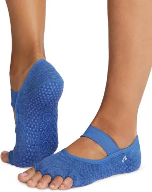 toesox Grip Pilates Barre Socks – Non-Slip Mia Half Toe for Yoga & Ballet