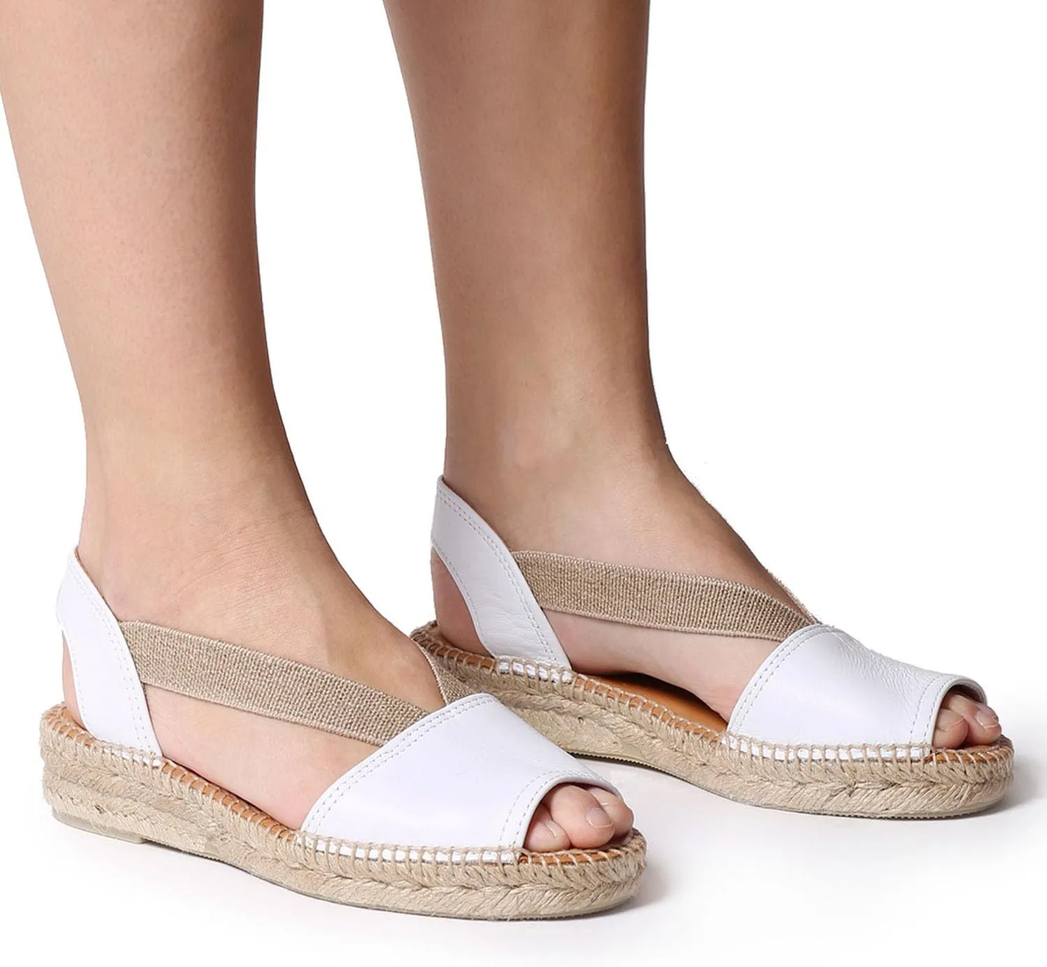 TONI PONS ETNA - Espadrille for Women in Smooth Shades made of leather.