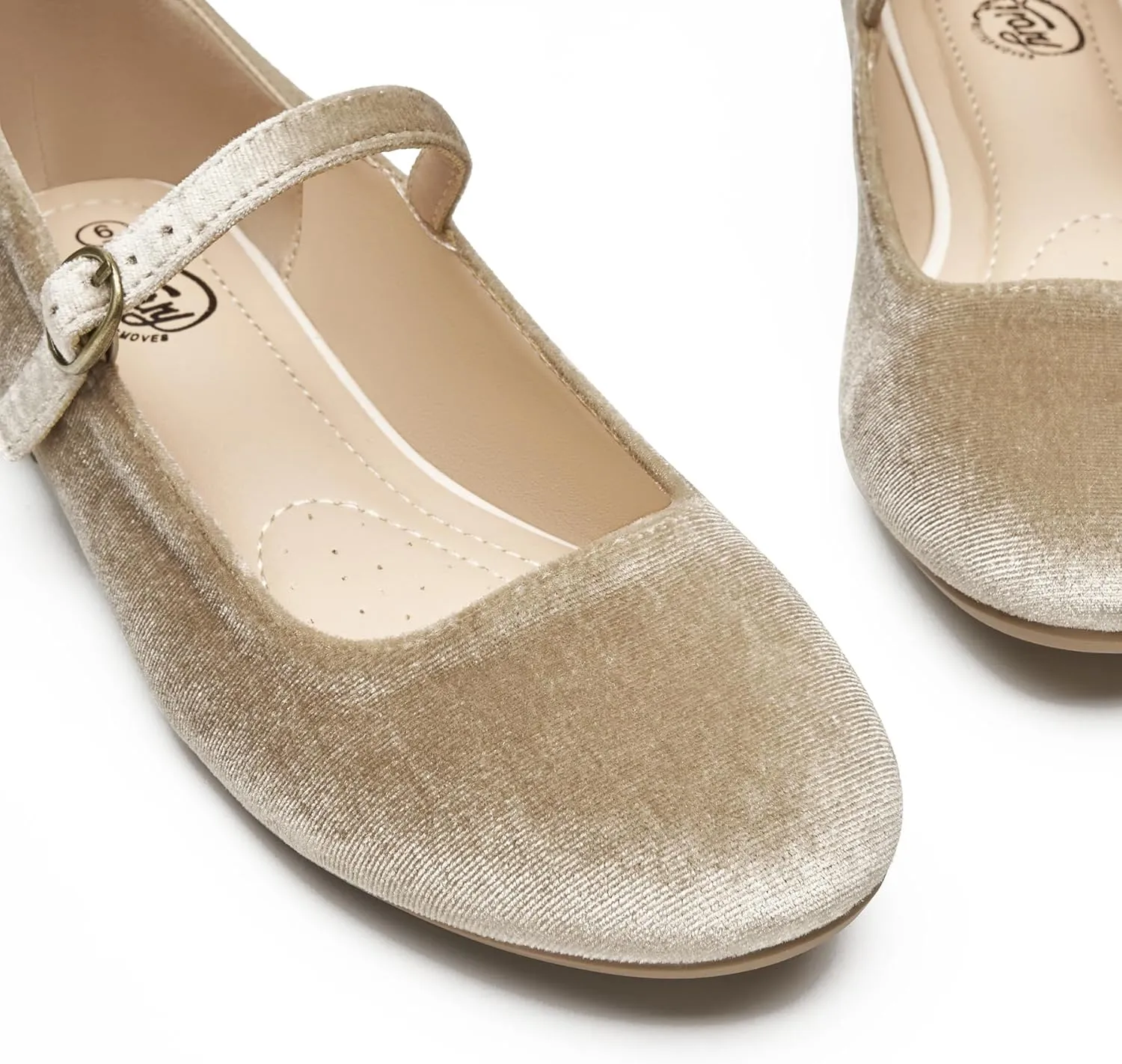 Trary Mary Jane Ballet Flats, Black Flats for Women, Ankle Strap Dressy Comfortable Flats