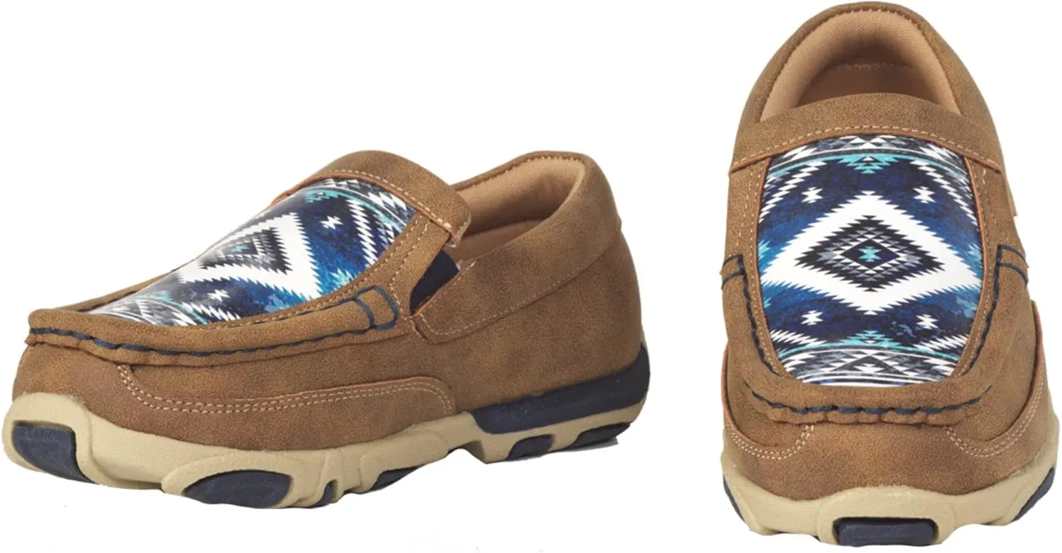 Twister Casual Shoes Boys Blakely Moccasin Slip On Tan 446008908