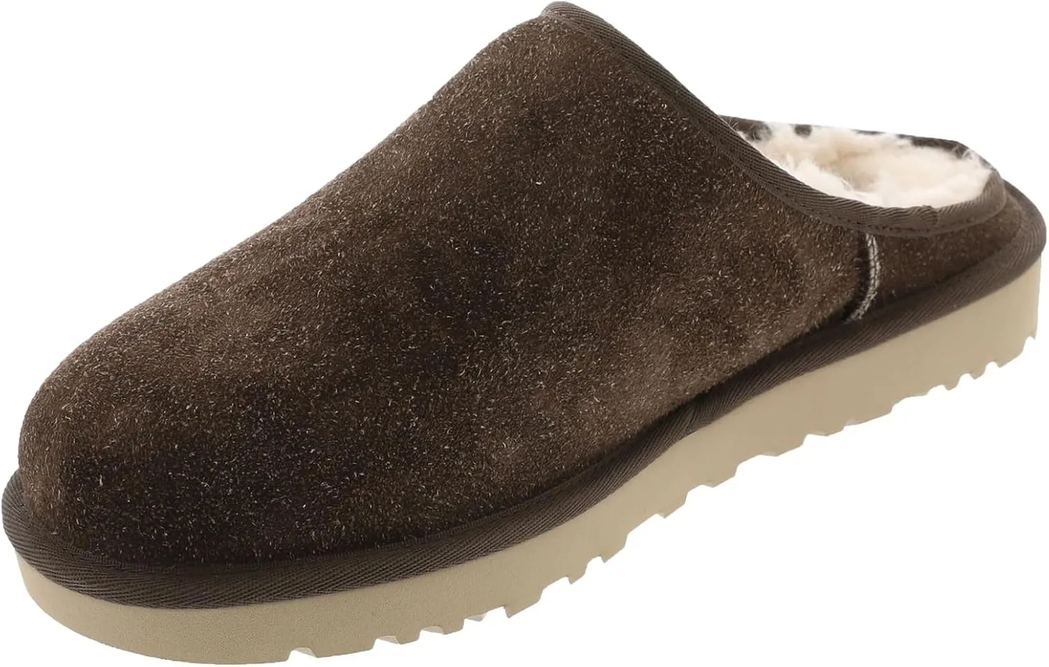 UGG Men's Classic Slip On Shaggy Suede Slipper