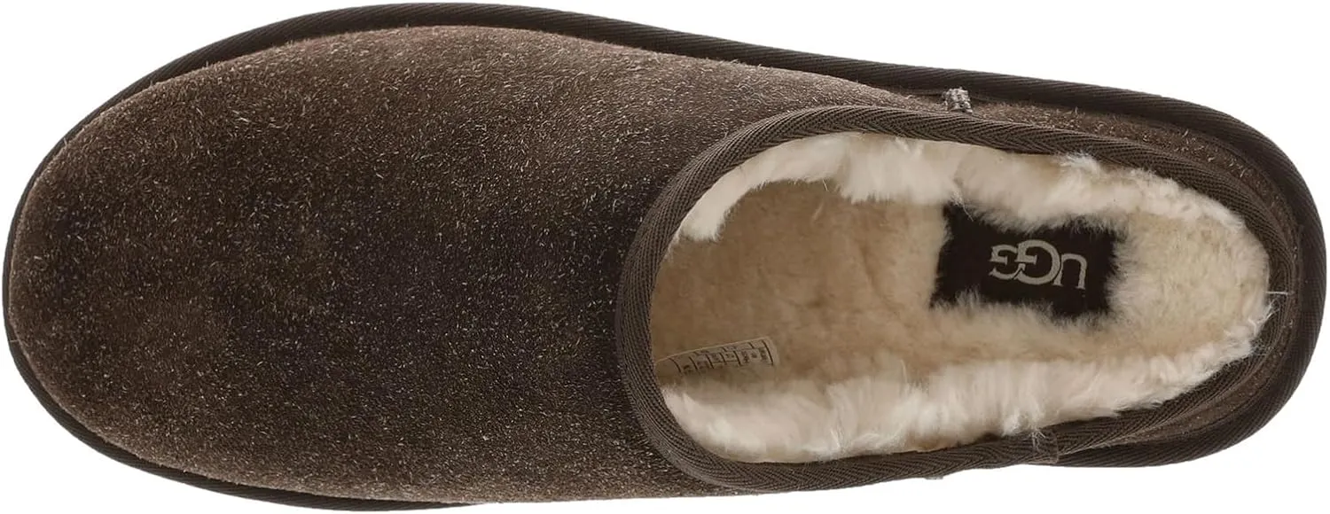 UGG Men's Classic Slip On Shaggy Suede Slipper