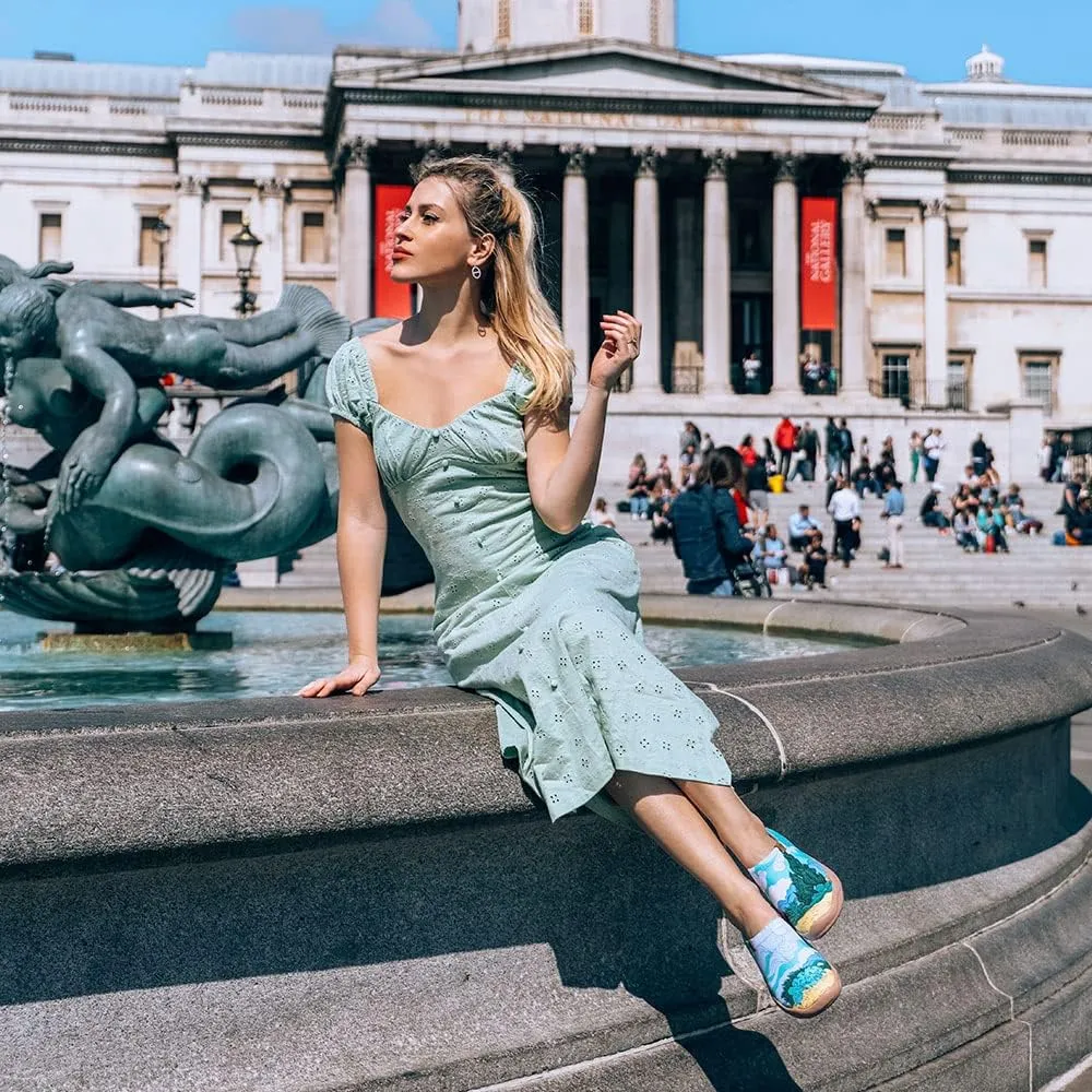 UIN x National Gallery Collaboration Slip On Art Travel Shoes