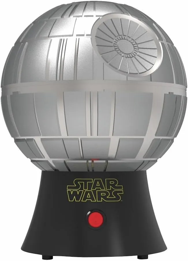 Uncanny Brands Star Wars Death Star Popcorn Maker - Hot Air Style with Removable Bowl