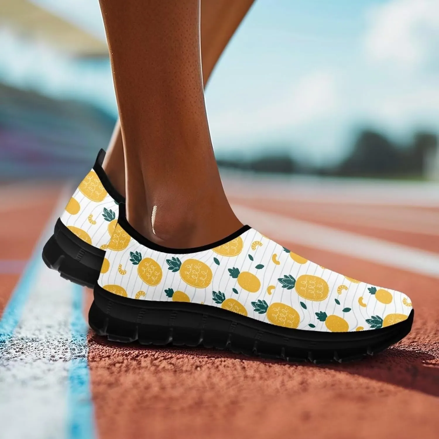 UNICEU Women's Slip On Sneakers Casual Fashion Non-Slip Shoes Lightweight Breathable Comfort Footwear for Walking Work