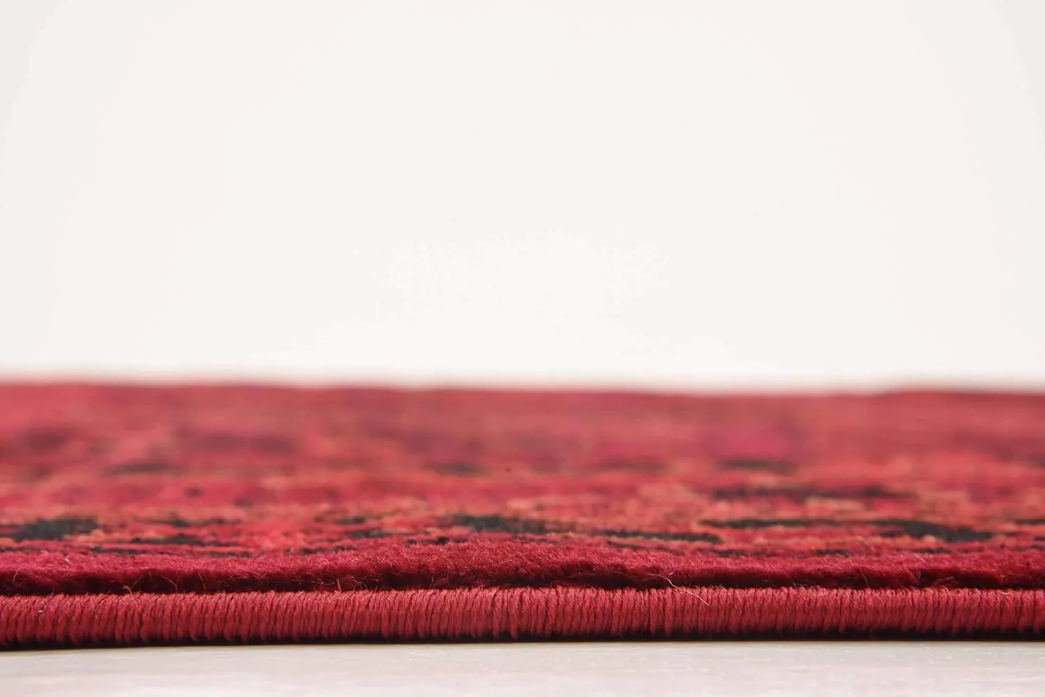 Unique Loom Tekke Collection Area Rug - Sheibani (5' 3" x 8' Rectangle, Red/ Black)