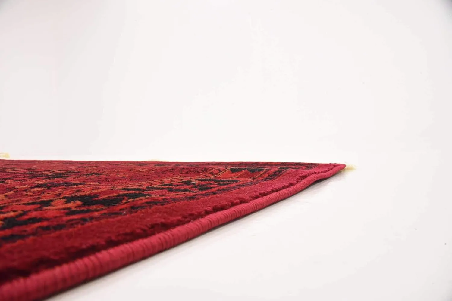 Unique Loom Tekke Collection Area Rug - Sheibani (5' 3" x 8' Rectangle, Red/ Black)