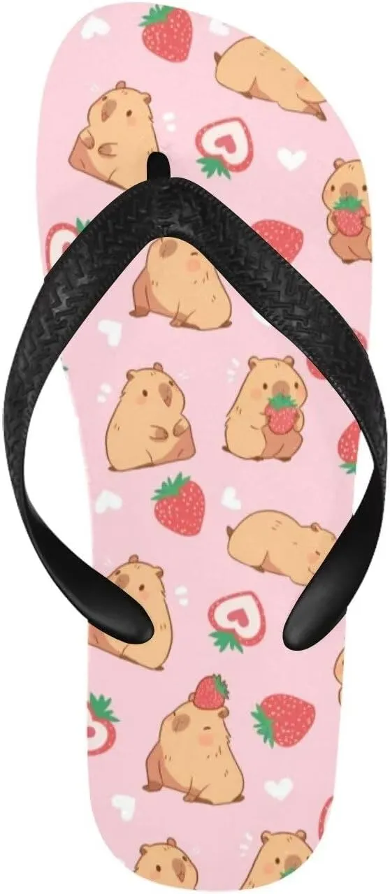 Unisex Fashion Flip Flops Ladies Lightweight Summer Beach Yoga Mat Thong Sandals Slip-on Flip Flops for Women Men