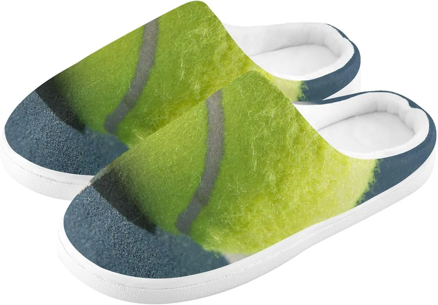 Unisex Memory Foam Slippers Non-Skid Slip-on Soft Warm Sole Fleece Shoes 6-17