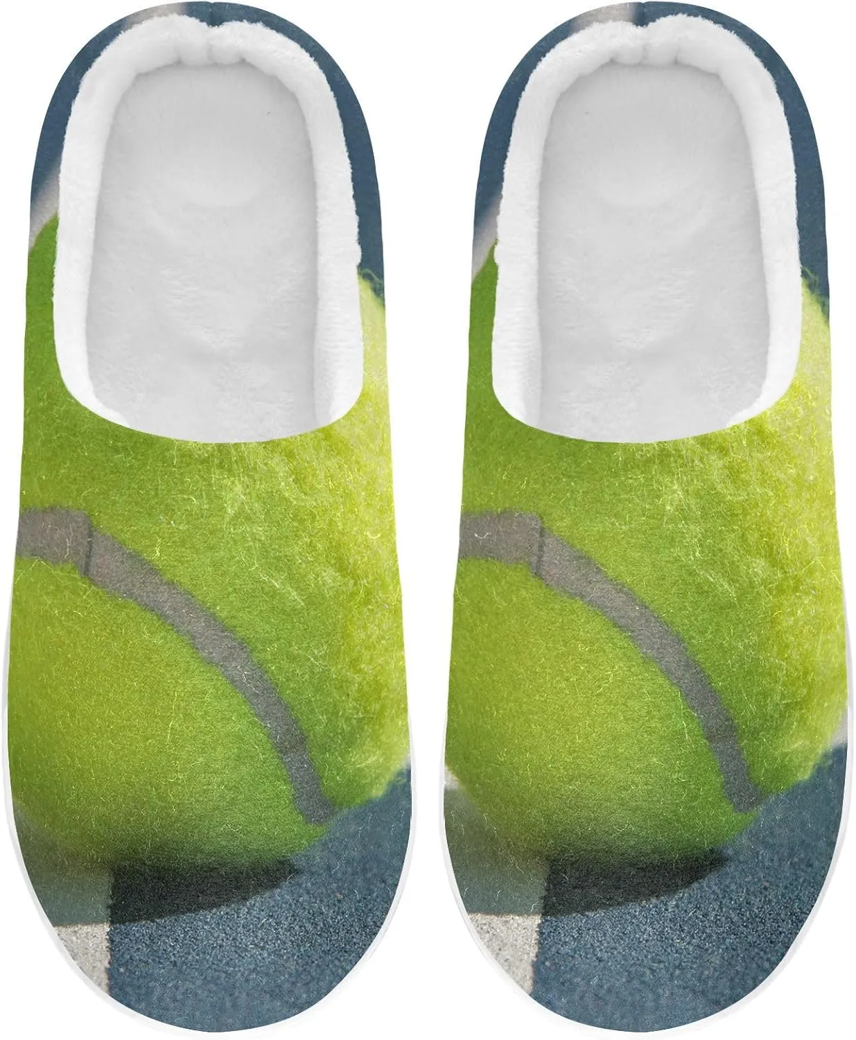 Unisex Memory Foam Slippers Non-Skid Slip-on Soft Warm Sole Fleece Shoes 6-17