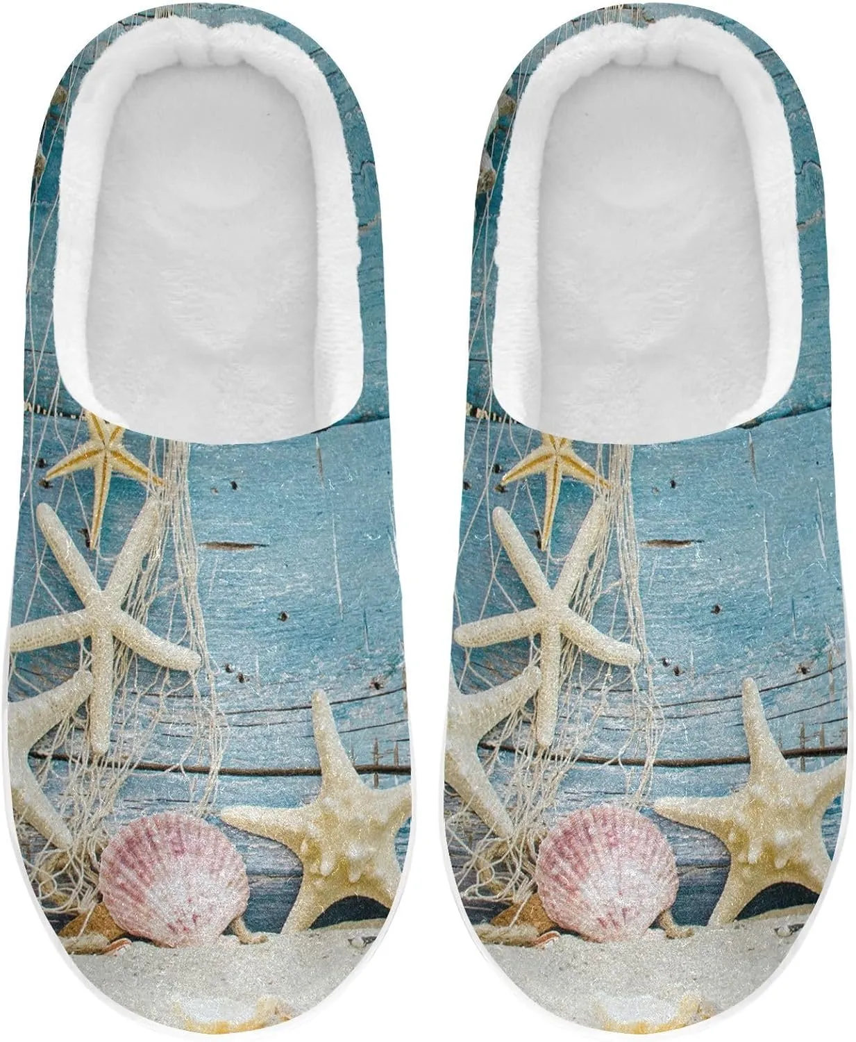 Unisex Memory Foam Slippers Non-Skid Slip-on Soft Warm Sole Fleece Shoes 6-17